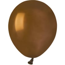50 Ballons Marron Mat Ø13cm