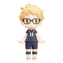 Haikyu!! - Figurine HELLO! GOOD SMILE Kei Tsukishima 10 cm - Orange Rouge