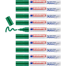 Lot de 10 marqueurs peinture brillante - EDDING - Vert - Pointe 2-4 mm