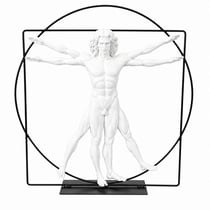 Figurine Léonard de Vinci l'homme de vitruve 41 cm