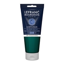 Peinture acrylique - Vert phtalocyanine - 598 - Fine - Lefranc Bourgeois - Tube 200ml