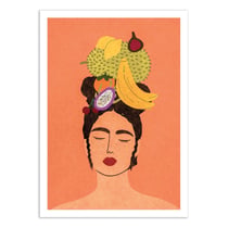Affiche 50x70 cm - Fruity head - Lemon Fee