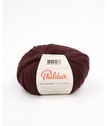 Pelote à Tricoter Phildar Phil Caresse - Douceur et Facilité d'Entretien pour Toute la Famille Brun Auburn