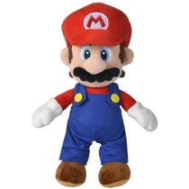 Peluche super mario 31 cm - plombier - nintendo - doudou licence