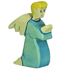 Figurine Crèche de Noël - Ange à genoux - Holztiger
