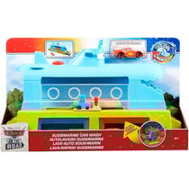 Station de lavage sous-marin baleine color changers - disney cars - mattel - hgv70 - vehicule