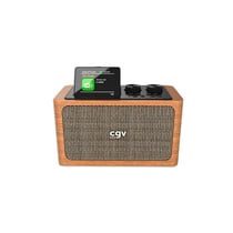 Radio Portable Numérique Dab+ Marron - Cgv BEBOPDAB+