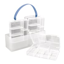 Lot de 4 boites de rangement p lot de 4 boites de rangement pour perles