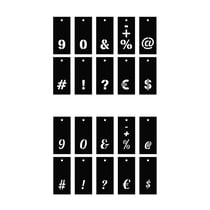 Pochoirs alphabet 140 motifs, lettres et chiffres