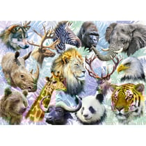 Puzzle 500 Pièces Animaux Sauvages - Alipson