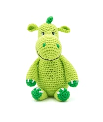 Kit de crochet Gründl Dieter le Dino - Créez votre dinosaure au crochet facilement Vert