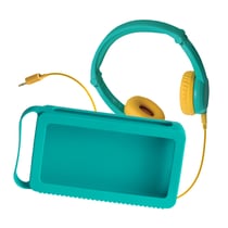 Lunii - Pack accessoires pour Ma Fabrique à Histoires - Casque audio Vert et Coque de protection Verte