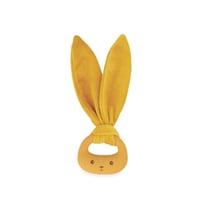 Anneau de Dentition Lapinou Ocre en Caoutchouc Naturel - Kaloo