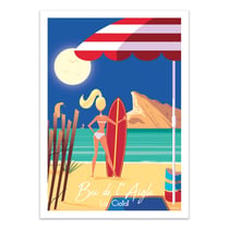 Affiche 30x40 cm - La Ciotat Bec de l'aigle - Raphael Delerue