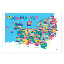 Affiche 50 x 70 cm -  Normandie - Sté!