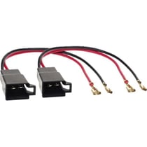 Connecteurs fiches enceintes haut-parleurs Renault Audi VW - Lot de 2