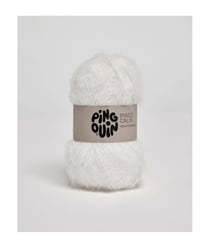 Pelote à tricoter PINGO CALIN - certifié Oeko-Tex - Pingouin Blanc
