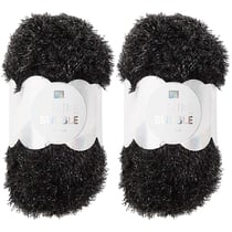 2 pelotes de fil pour éponge créative - Creative bubble - Noir