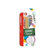 Lot de 12 crayons de couleur STABILO EASYcolors Start Droitier - Multicolore - Mine 4,2 mm