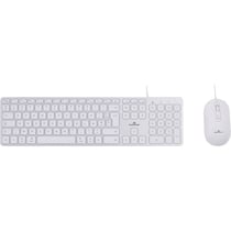 Pack clavier souris filaire BLUESTORK - Aluminium - BLU3760162053807 - Blanc - 0,78 kg