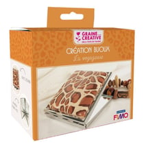 Graine Créative - Kit cadeau Miroir de sac à décorer La voyageuse (Fimo)