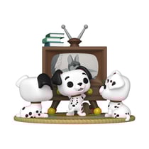 Les 101 Dalmatiens - Figuines POP! Rolly, Patch & Lucky avec TV 9 cm