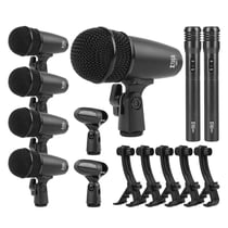 Kit Microphone Dynamique 7 Pièces Pour Batterie Avec Installation Facile YONIS