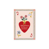 Carnet souple A6 deluxe 72 pages - Le bonheur se partage