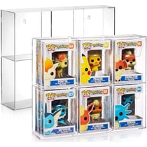 Evoretro - Présentoir vitrine acrylique pour 6 Figurines Funko Pops