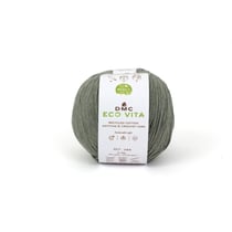 DMC - Fil Coton Recyclé Eco Vita 3mm 100g Tricot et Crochet Col. 118 gris