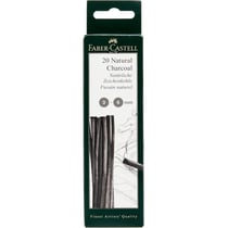 Lot de 5 fusains naturels Pitt FABER-CASTELL - Diamètre 3-6 mm