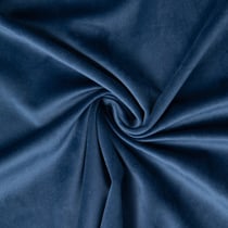 Tissu Velours ras d'ameublement uni Bleu nuit