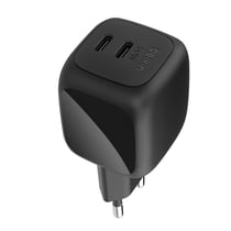 Belkin Chargeur Secteur Double USB-C PD 3.0 / PPS 50W Ultra-Compact GaN Noir