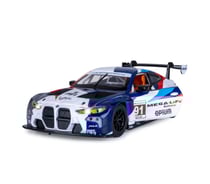 BMW M4 GT3 miniature 1:24 blanche avec piles