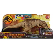 Coffret dinosaure tyrannosaurus rex - epic evolution - articule et sonore - dino attaque impitoyable - jurassic world - mattel hxf53
