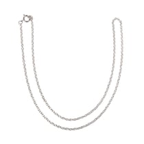 Chaîne à maillons, argent, 45cm, 2x3mm, 1 pce.