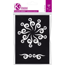 Ki-Sign - Pochoir adhésif Celtic Soleil 7x10 cm