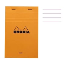 Bloc notes - 11x17 cm - Lignes - 80 feuilles - Rhodia