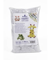 Ouate de rembourrage Happy cotton - Spécial Amigurumi - 300GR - amigurumi Dmc Gris