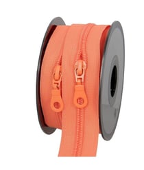 Fermeture à Glissière Spirale N°5 avec Curseur – Milward (vendue par 30 cm) 120 Orange