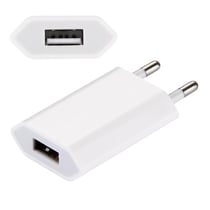 Chargeur Secteur Adaptateur USB Blanc Iphone 3G 3Gs 4 4S 5 Smartphones Universel