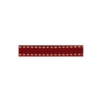 Bobine 25m galon polyester Tiret bordeaux 10mm