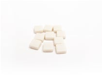 Carreaux mosaïque Blanc Pixel art - Mini - Lot de 170