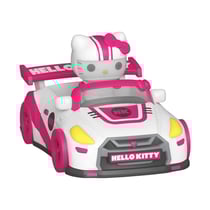 Sanrio - Figurine Bitty POP! Hello Kitty en voiture de course 2,5 cm