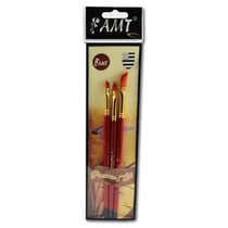 Lot De 3 Pinceaux D'Art - Biseauté N°2 - Biseauté N°4 - Biseauté N°6 - Amt