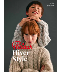 Catalogue n°246 "Hiver stylé" - Mailles Audacieuses - Phildar Noir