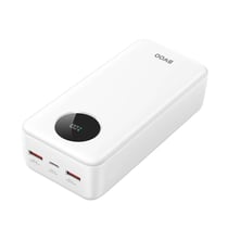 Bwoo Batterie Externe 30000mAh USB-C et 2xUSB Écran LCD - Bwoo Blanc Blanc