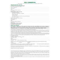 Dossier location commerciale - Vert - x 5 - Exacompta