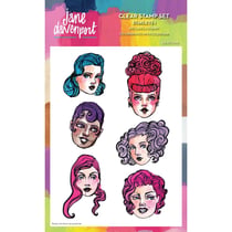 Tampons transparents - Starlettes #1 - 6 clear stamps - Creative Expressions