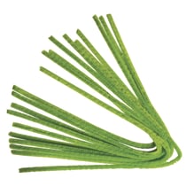 Fil de chenille, 50cm, Epaisseur 9 mm, 10pces, olive clair